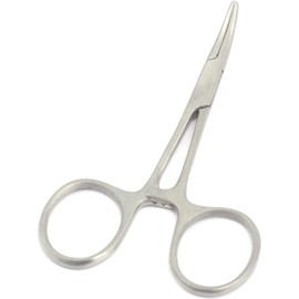 OdontoMed2011 Fishing Forceps Locking CLAMP Curved TIP Fish Hook Remover 3.5" ODM