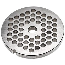 vhbw Perforated Disc Size 32 Compatible with Porkert Meat Grinder Hole Diameter 8 mm 13.4 mm Stainless Steel