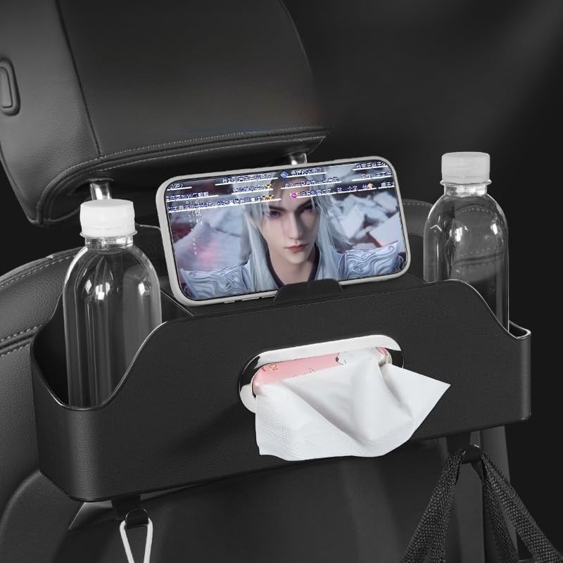 kHiveTrun Multifunctional Car Seat Back Organizer - Red Backseat Storage