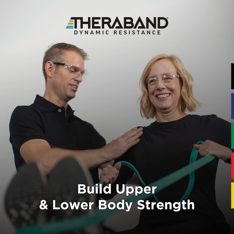 TheraBand High Resistance Band, Elastic Super Bands for Improving Flexibility,