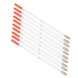 Fishing Bobber Set, Fishing Float Bobbers, 10 Pieces Durable Plastic Fishing Floats, Bobber Rod Tube, Multipurpose Fish Food Bait Accessories Set (2.0 Transparent) (3.0 Transparent)