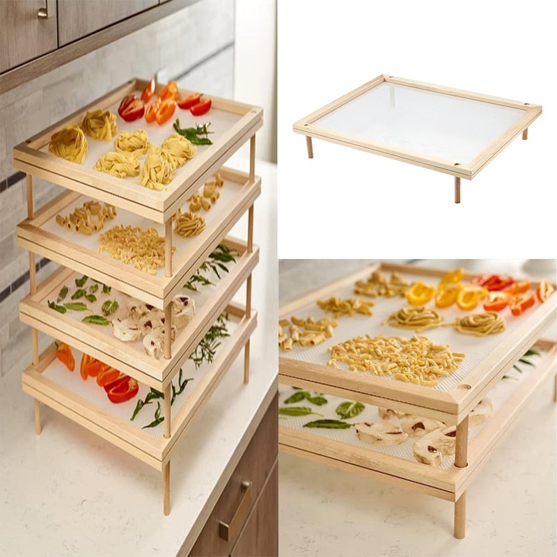 Pasta Drying Rack Herb Drying Rack Stackable Food Dryer for