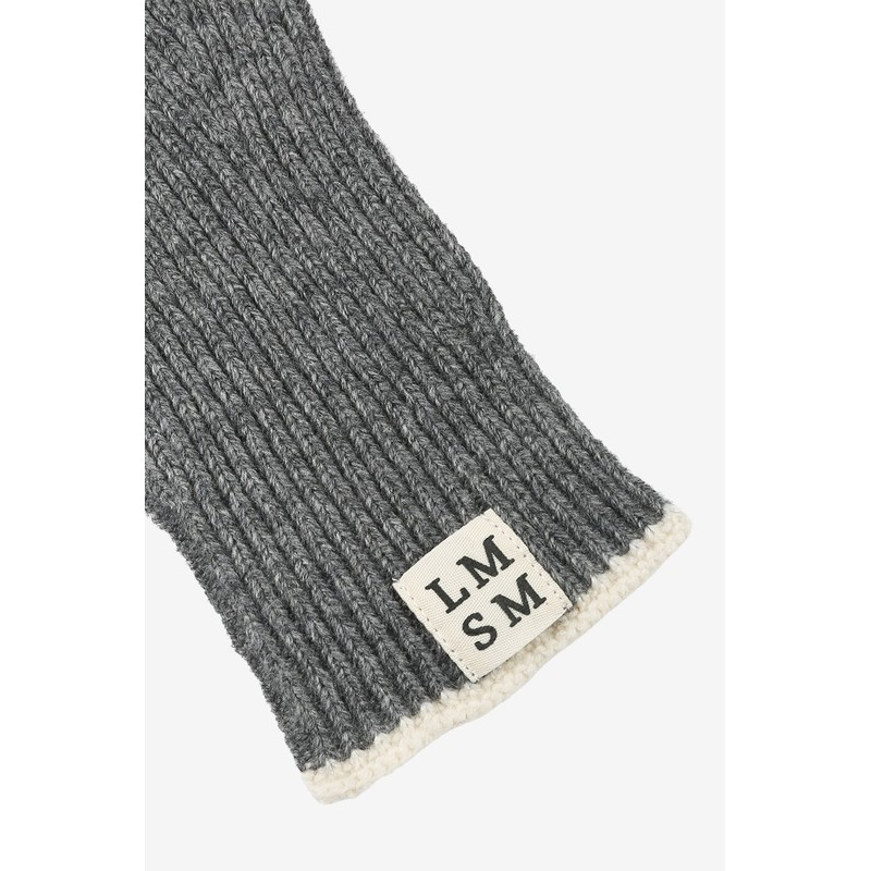 Le Mont Saint Michel LMSM Wool Knit Gloves_Grey
