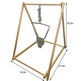 Avenlur Tulip Baby Bouncer - Foldable Baby Jumper with Stand - Self Standing Bouncer for Children 6 Months to 3 Years - Baby Bouncer Seat (Gray)