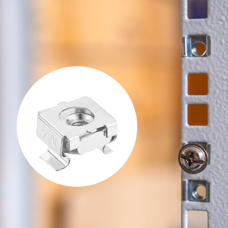 QUARKZMAN M4 x 0.7 mm Cage Nut 5 Pieces Lockable