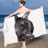 Zomer Beach Towel Large 90 x 180 cm Quick-Drying Microfibre