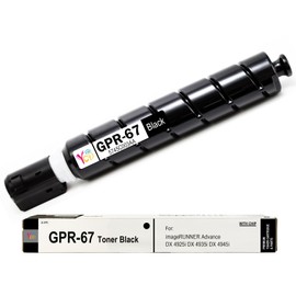 YCDYHC GPR67 GPR-67 GPR 67 Black Toner Cartridge 1 Pack Compatible with Canon GPR-67 ImageRUNNER Advance DX 4925i DX 4935i DX 4945i Printer 5745C003AA, 44500 Pages