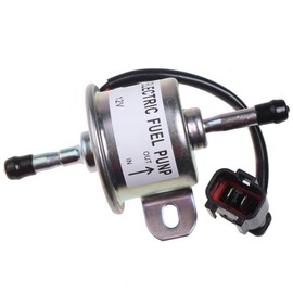 RONGPAS Fuel Pump AT318139 AM876266 TFP 12V compatible with John Deere 655 755 855 790 990 2520 2720 3120 Compact tractor U-SHIN Transistor with Black Plug