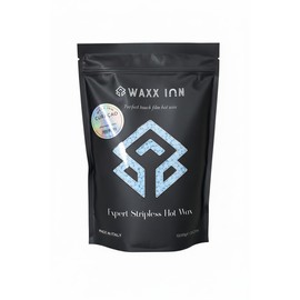 Waxx Inn -Curaçao Blue,Professional Stripless Hot Wax Beads, Made in Italy, 1000g Film Wax for Full Body Hair Removal