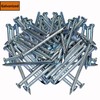 ELOOGAA 80pcs 1-1/4 inch Wall Nails,Galvanized Hardware Nails,Good Hardness Masonry