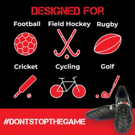LACEEZE Bands Max size 3 PACK black bands fits shoe size UK 7 onwards keeps laces tied during sport, football, rugby