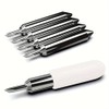 Replacement Cutting Blades for Joy Machine, 5 Pieces, 30°/Pink, 45°/White,