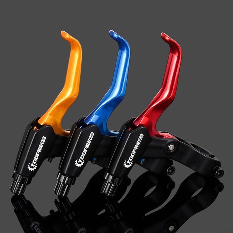 1 Pair Mountain Brake Lever,Aluminum Alloy Light Brake Lever,Bicycle V-shaped