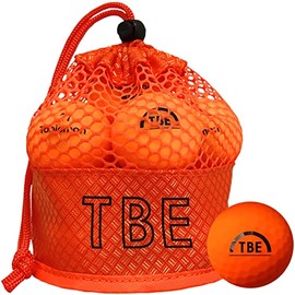 Tobiemon T-2MO TOBIEMON R&A Certified Ball, 12 Bulbs, Fluorescent Matte Ball (Orange), Mesh Bag Included, Golf Ball