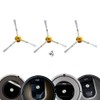 MIRTUX Set of 3 Side Brushes Compatible with Roomba 800