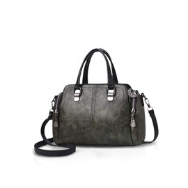 Nicole & Doris Women's Fashion Bags with High Carry Handle Retro Handbags Shoulder Bag Tote Bags for Women, Green, Retro