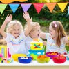 Weewooday Snack and Dip Bowls, Chips Serving Bowls Anti Soggy