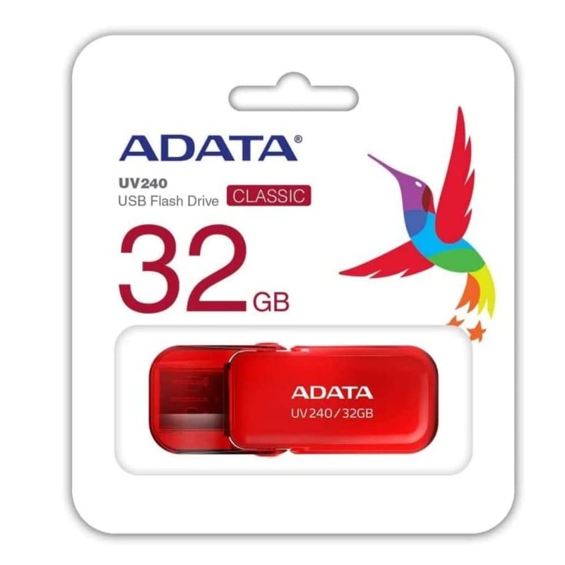 Kit 20 Piezas Memoria USB 32 GB ADATA (Modelo AUV240-32G-RRD)