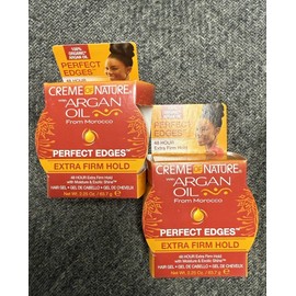 Creme of Nature 2 New Creme Of Nature Argan Oil Hair Gel Perfect Edges Extra Firm Hold