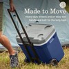Coleman Classic Series Insulated Portable Rolling Cooler with Wheels, Leak-Resistant