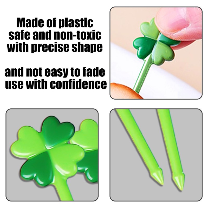32 Pieces Fruit Picks, Cute Cartoon Toothpicks, Flower Ladybird Fruit