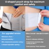 Wider Version Stoma Belt, Adjustable Ostomy Belt, Compatible with Several
