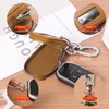Annhua Smart Key Case, PU Leather Key Case, orange