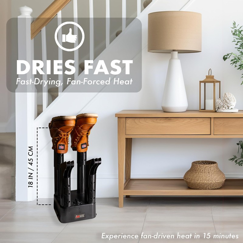 JobSite Boot Dryer - Mighty Dry with Heat Blower Fan