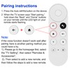 Voice Remote Control Replacement for 2020 Google TV 4K Snow,