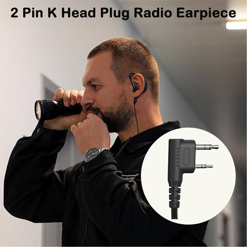 SAMCOM 2 Pin Headset with Mic Original FPCN30A FPCN10A Two