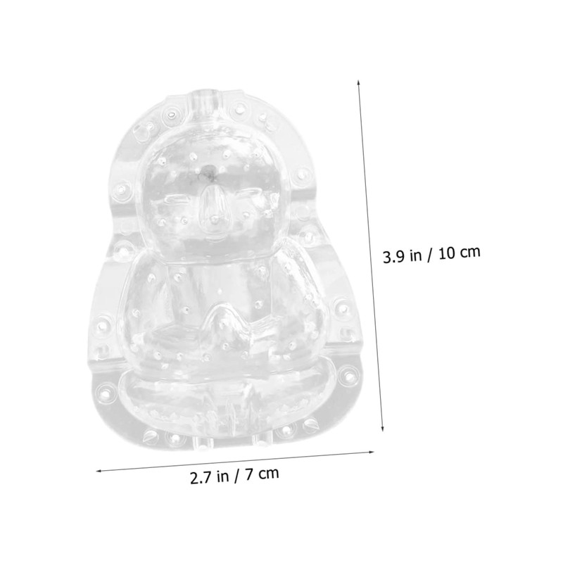 SEWACC Fruit Shaping Molds Pcs Adorable Buddha Mold Pc Material