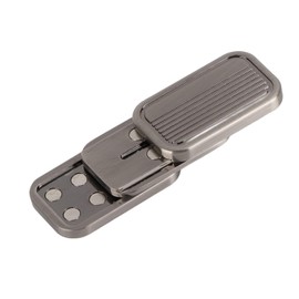 Fidget Slider Toy, Metal de Acero Inoxidable Fidget Slider Adulto Oficina TDAH Autismo Empuje Juguetes Mano Sensorial Escuela Viajes Deslizadores Ansiedad Tarjeta de Metal