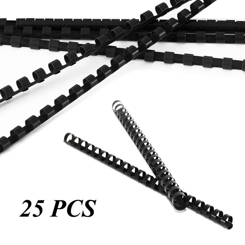 Zasvec Plastic Binding Combs 14 mm Pack of 25 Binding