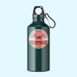 Squiddy Hawaii - Vinyl Sticker Decal for Phone, Laptop, Water Bottle (3" Wide)