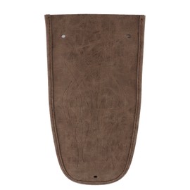Motorcycle Fender Bib Cover Artificial Leather Decorative Pad Flame Pattern Fit for XL 883 1200 48Brown