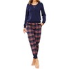 Mnemo Women's 100% Cotton Comfortable Pyjamas, with Checked Pattern, m
