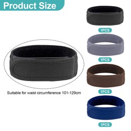 4 Pieces Of Buckleless Belts, Elastic Stretchable Belts, Convenient Belts, Adjustable Belts, Pants Accessories
