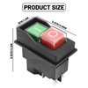 laffoonparts 5-PIN Electromagnetic Pushbutton Switch, 120 Volts Magnetic On-Off Switch
