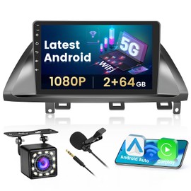 [2+64G] Hikity Android 15 Car Stereo for 2005-2010 Honda Odyssey, 10.1 Inch Touch Screen Car Radio Head Unit WiFi GPS Navigation SWC FM RDS EQ Mirror Link, Split Screen, Backup Camera