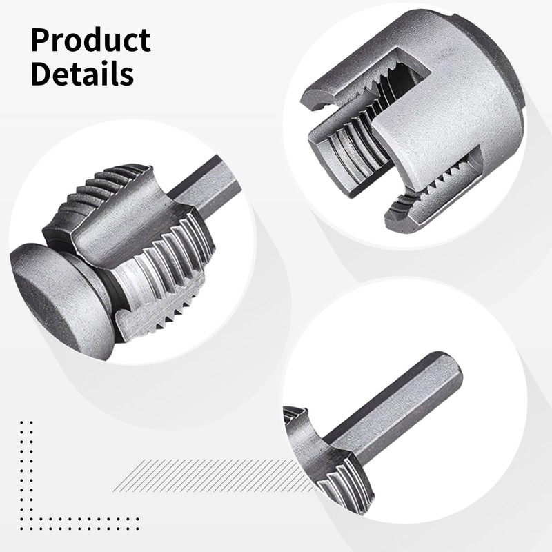 Pipe Threading Tool Set, 2 PCS Alloy Manual Pipe Threader