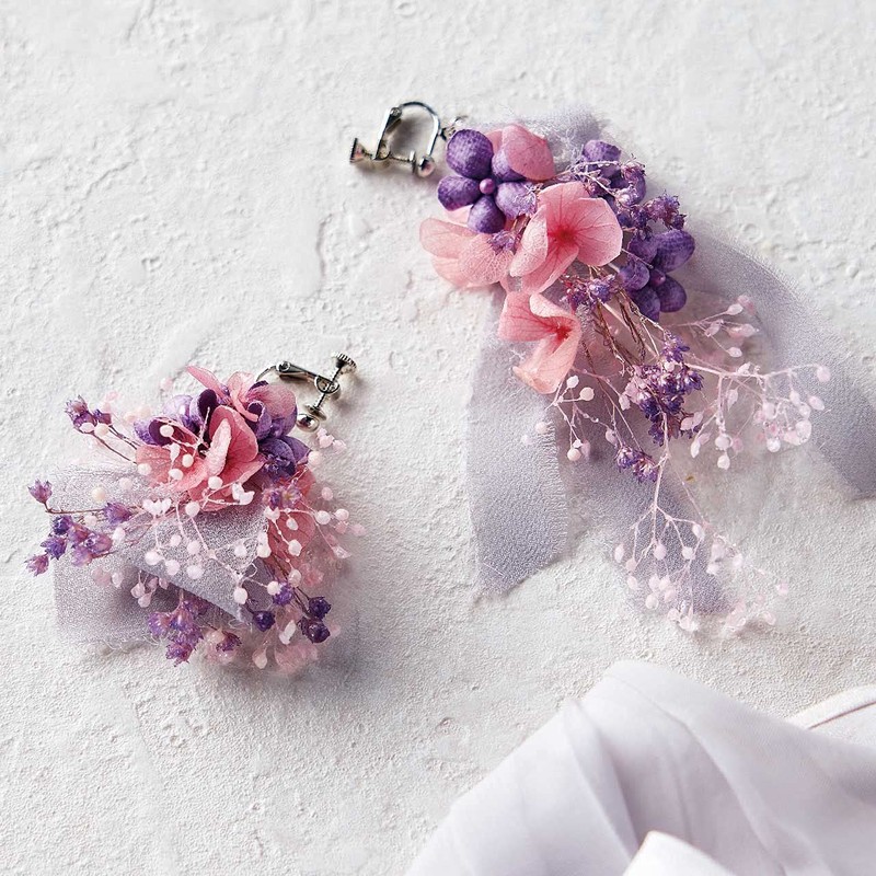 Daichi Farm DO000010-100 Preserved Flowers, Soft Mini Gypsophie Grass, Pink,