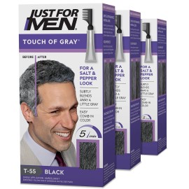 Just For Men Touch of Gray, Mens Hair Color Kit with Comb Applicator for Easy Application,..