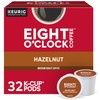 Eight O'Clock Coffee Hazelnut Single-Serve Keurig K-Cup Pods, Medium Roast