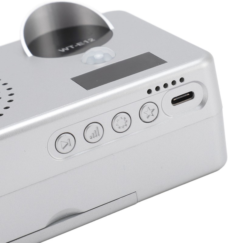 Wireless Infrared Motion Sensor Alarm 2500mA Rechargeable Waterproof Body Induction