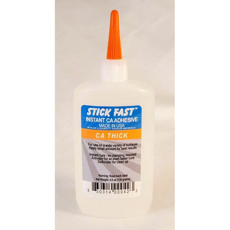 Stick Fast Cyanoacrylate (CA) Dry Box Glue Kit, 3 Bottles-