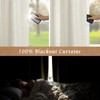 LAMIT 100% Blackout Short Linen Curtains for Cafe, 40 Inch