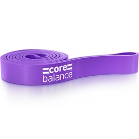Core Balance Long Loop Resistance Band For Assisted Pull Ups Natural Latex (Purple 15kg to 40kg)
