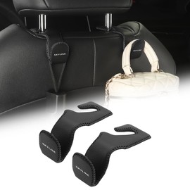 [Skyline Exclusive] 2 Pcs Car Seat Hooks, Car Storage Hooks for New Model Skyline Exclusive Logo, Interior Parts, Headrest Hook, Luggage Hanger, Umbrella Holder, Car Supplies, Convenient Goods