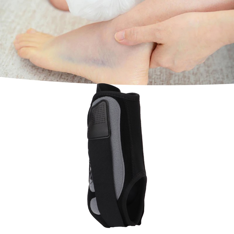 Ankle Support Brace Adjust Tightness Soft Fabric Spring Feet Stabilizer