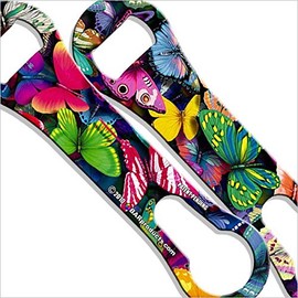 BarConic Butterflies Kolorcoat V-Rod Bottle Openers